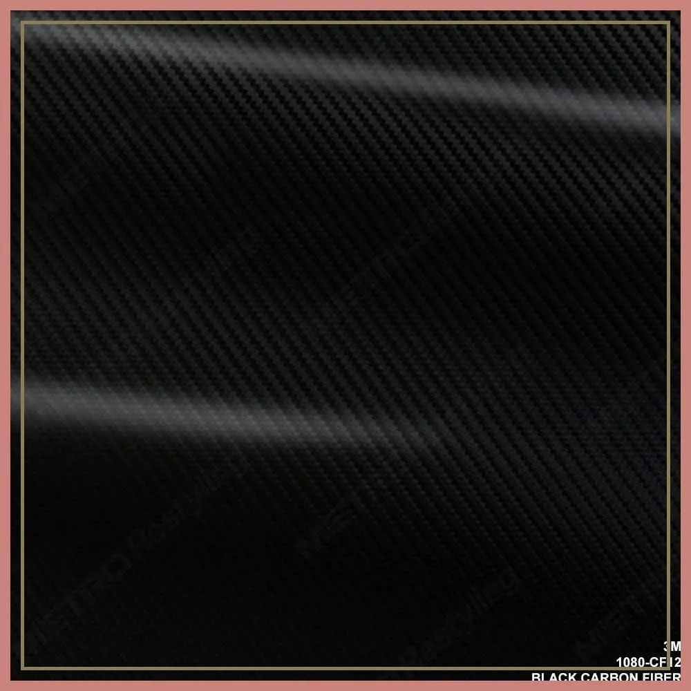 Black Carbon Fiber Vinyl Wrap 60"x24" Roll for Car Decals
Black Carbon Fiber Vinyl Wrap 60"x24" Roll for Car Decals