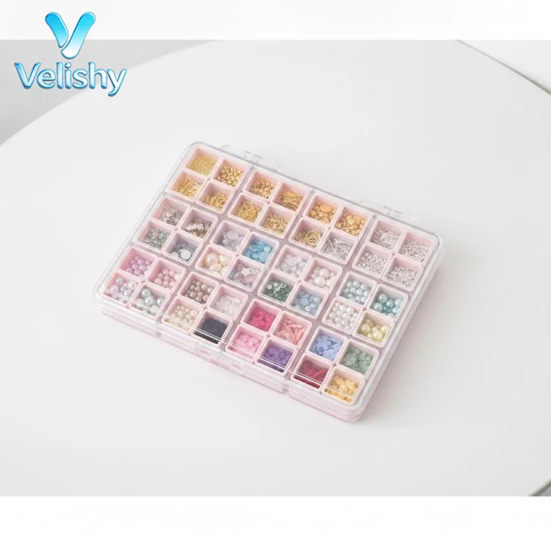 1Pcs Nail Art Accessories Storage Box Detachable 48/36/24 Grids Transparent PP Plastic Jewelry Small Parts Desktop Organizer
1Pcs Nail Art Accessories Storage Box Detachable 48/36/24 Grids Transparent PP Plastic Jewelry Small Parts Desktop Organizer