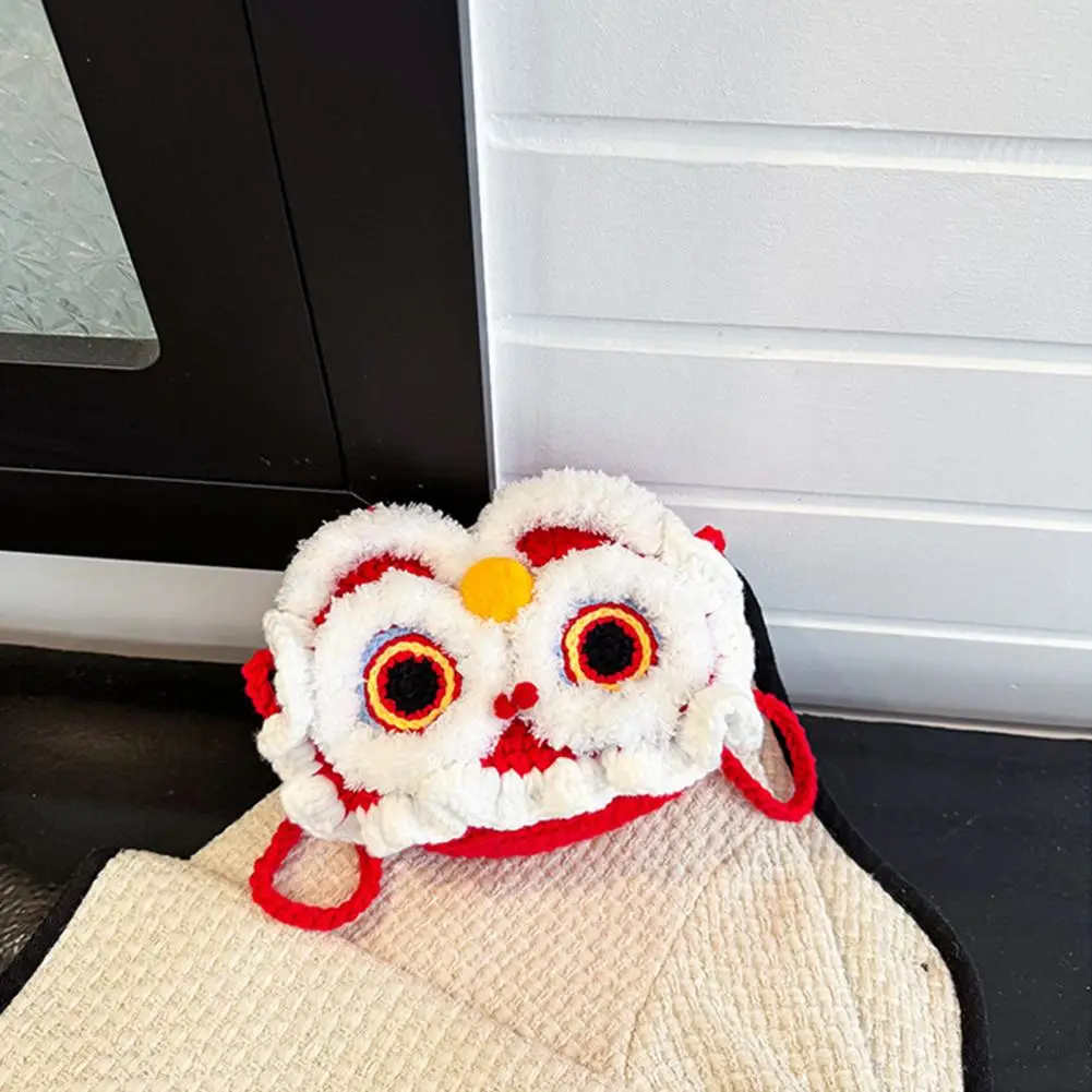 Handmade Yarn Bag Children Cute Purse Chinese Lion Phone Bag Red Lion Kids Knit Bag Crossbody Purse for Adults Children
Handmade Yarn Bag Children Cute Purse Chinese Lion Phone Bag Red Lion Kids Knit Bag Crossbody Purse for Adults Children