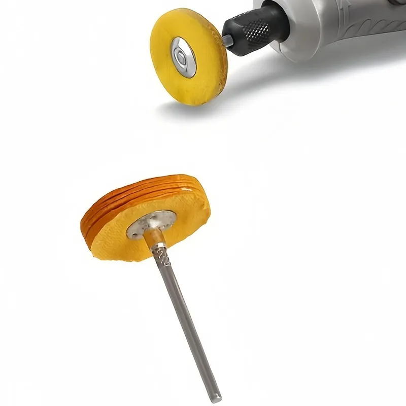 30Pcs 3mm Yellow Polishing Cloth Wheel, Wear-resistant No Lint, for Jewelry Watch Metal Polishing, Rotary Tool Accessory
30Pcs 3mm Yellow Polishing Cloth Wheel, Wear-resistant No Lint, for Jewelry Watch Metal Polishing, Rotary Tool Accessory