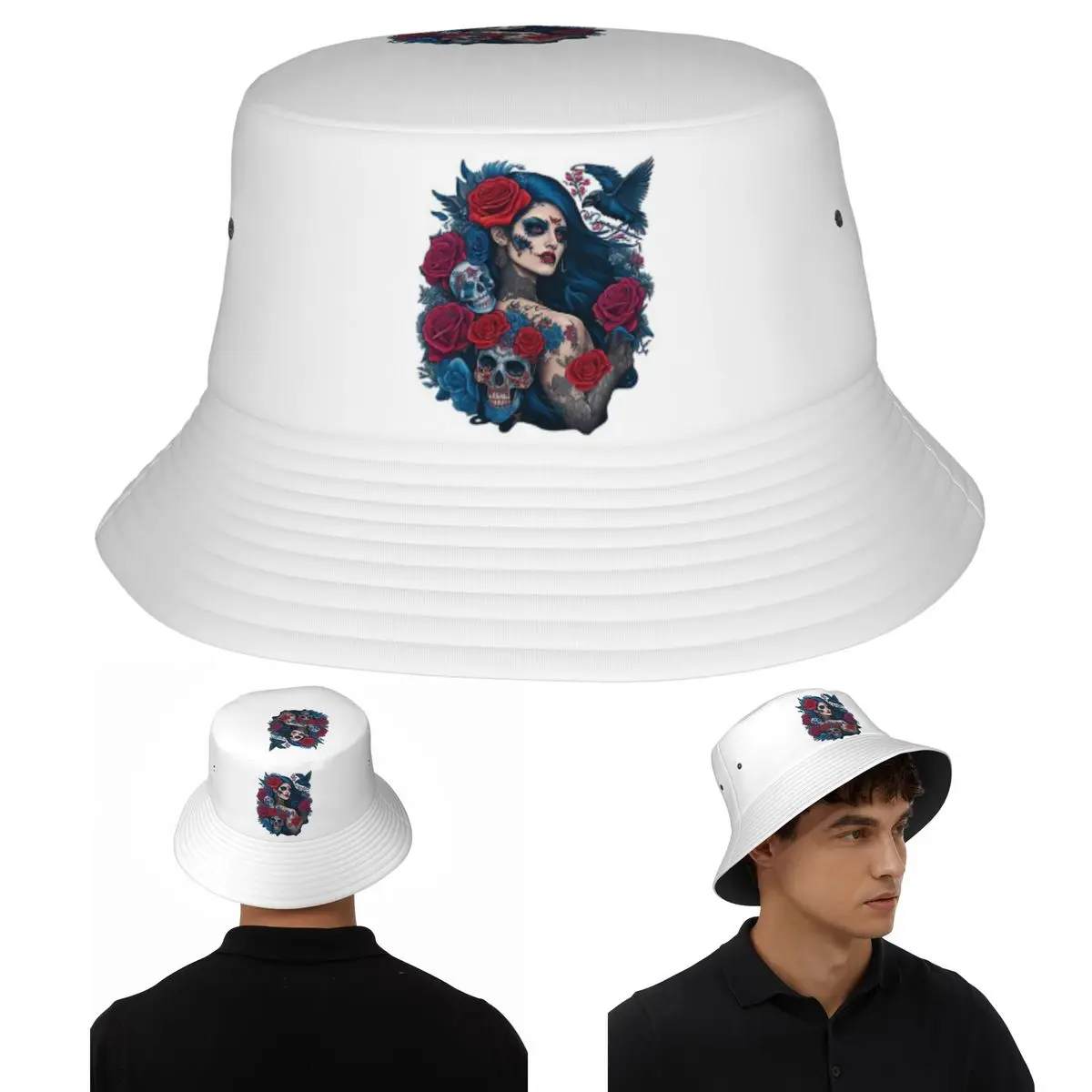 Alexander Gothic Las Elegantes Girls Day Of Dead Skull Bucket Hats Panama Hat Children Bob Fisherman Hats Fishing Caps Unisex
Alexander Gothic Las Elegantes Girls Day Of Dead Skull Bucket Hats Panama Hat Children Bob Fisherman Hats Fishing Caps Unisex