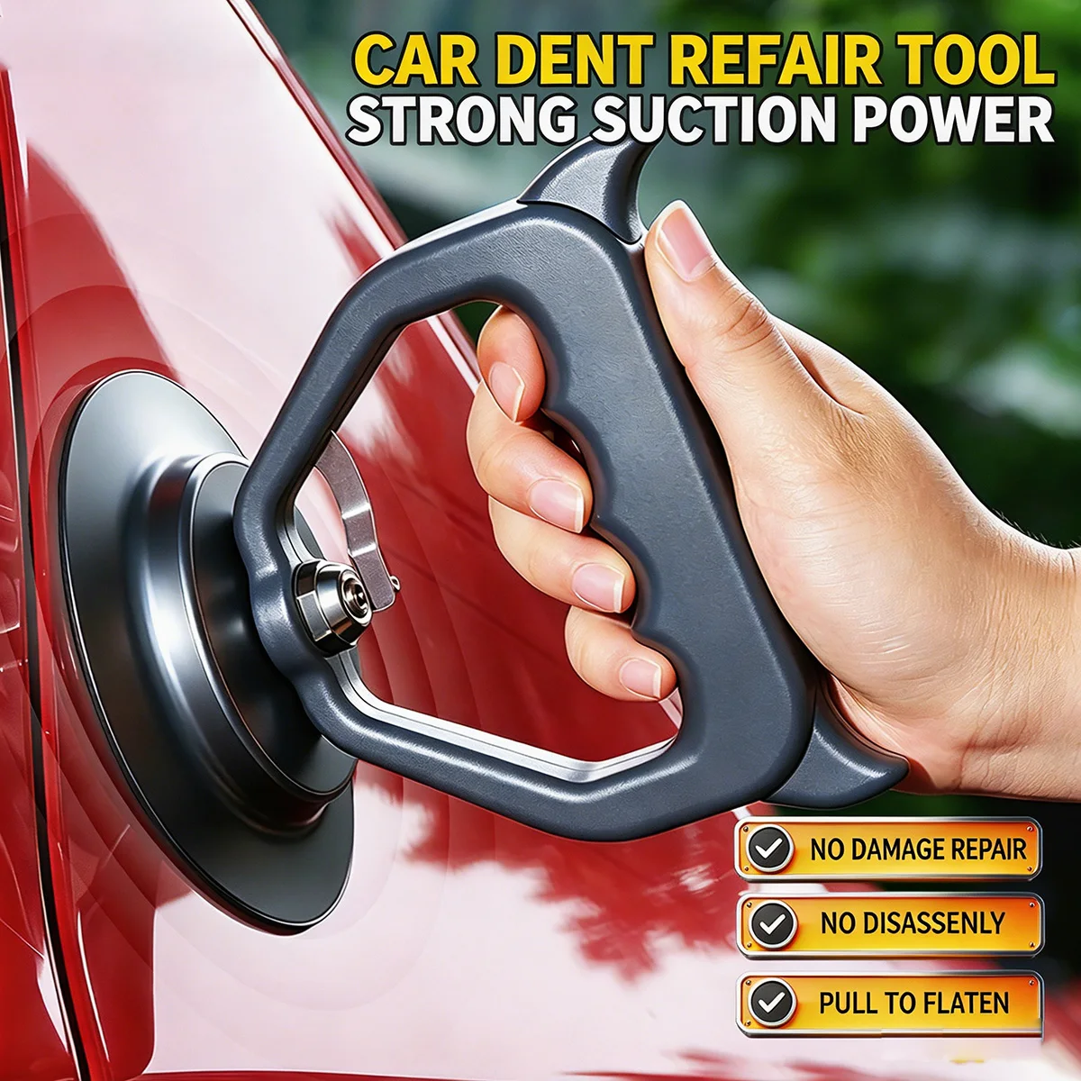 Car Dent Repair Puller Suction Cup Auto Body Bump Recovery Extractor Strong Suction Scratch Free Panel Removal Hand Tool
Car Dent Repair Puller Suction Cup Auto Body Bump Recovery Extractor Strong Suction Scratch Free Panel Removal Hand Tool