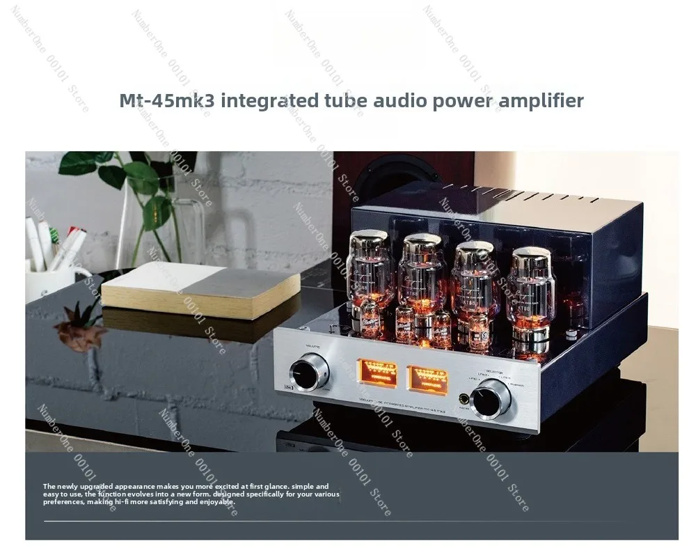 MT-45MK3 Model audiophile grade HIFI tube combined amplifier, music amplifier
MT-45MK3 Model audiophile grade HIFI tube combined amplifier, music amplifier