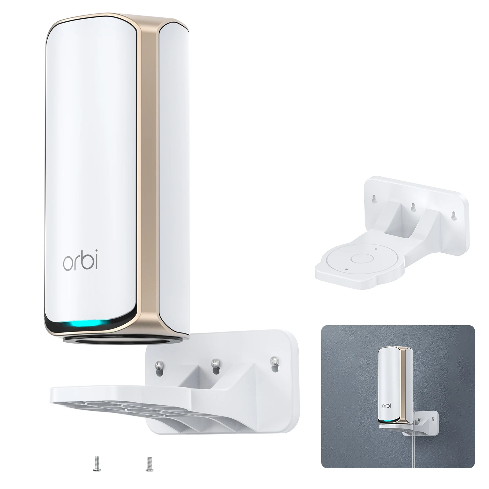 EDUP HY-WT1217-W 2PCS WiFi 7 Wall Mount Bracket Custom Fit for Orbi Nighthawk Boost Signal Save Space Installation Kit
EDUP HY-WT1217-W 2PCS WiFi 7 Wall Mount Bracket Custom Fit for Orbi Nighthawk Boost Signal Save Space Installation Kit