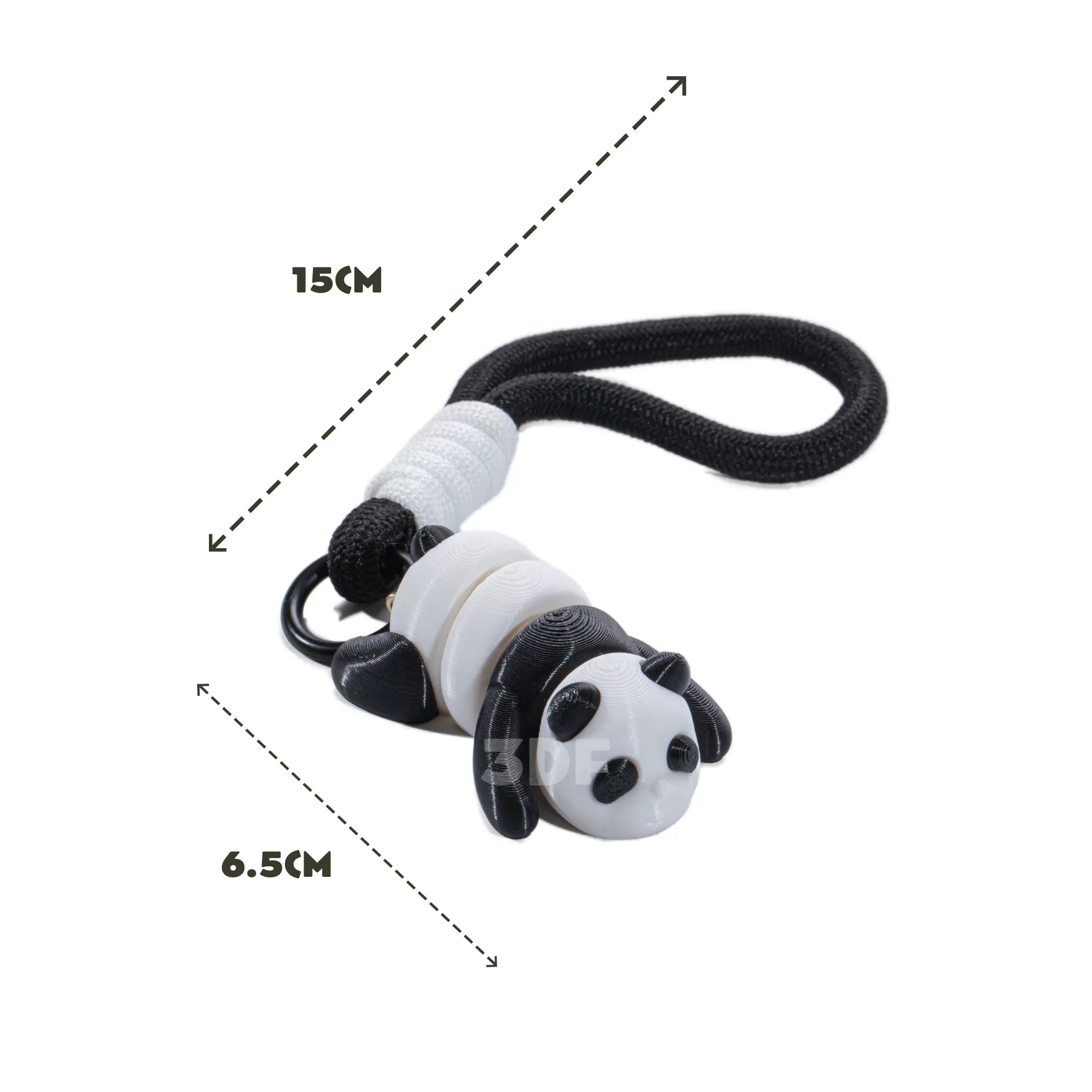 3D printed keychain panda pendant cute cartoon headrope movable integrated joint exquisite portable
3D printed keychain panda pendant cute cartoon headrope movable integrated joint exquisite portable