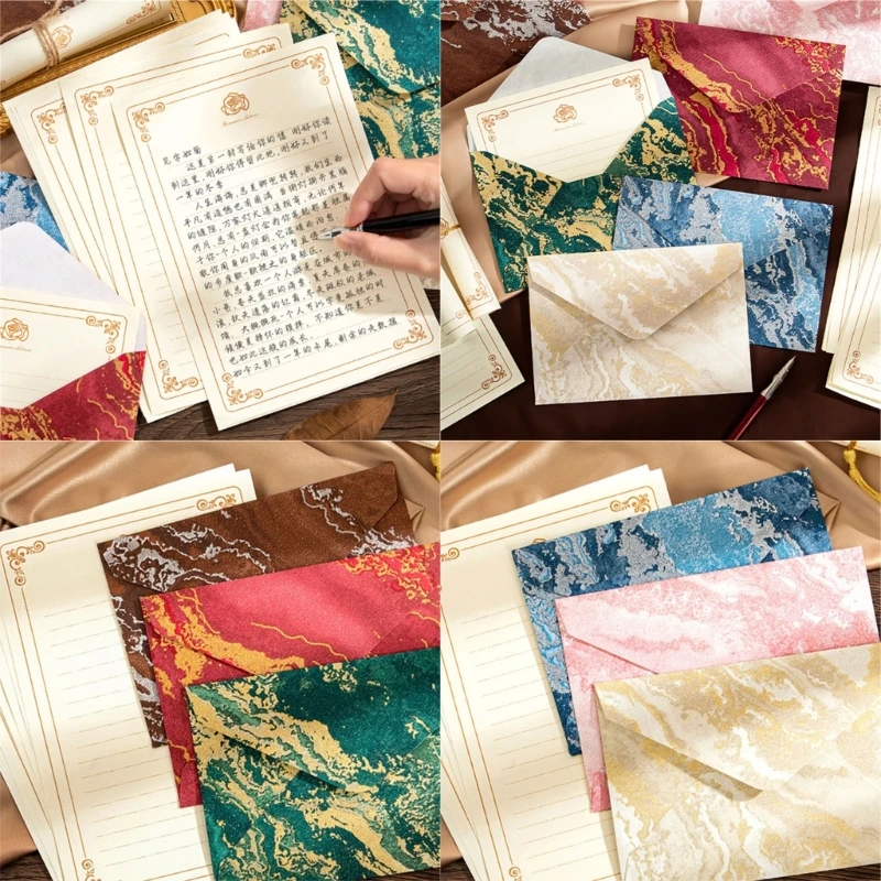 1 Set Chinese Styles Letter Paper with Envelope Set Stationery Set with Envelopes Retro Writing Paper D2RC
1 Set Chinese Styles Letter Paper with Envelope Set Stationery Set with Envelopes Retro Writing Paper D2RC