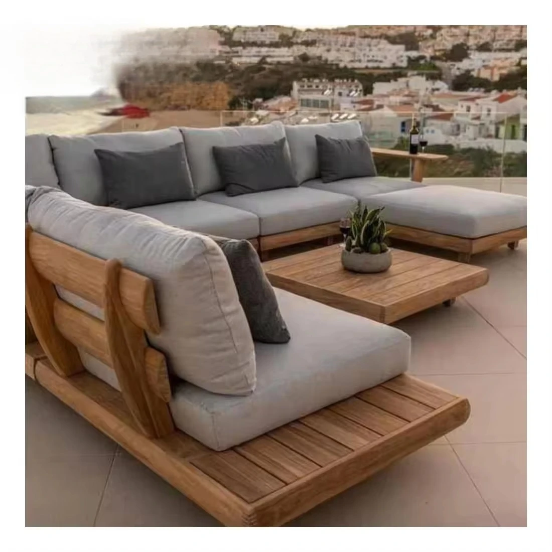Quiet Luxury Solid Teak Outdoor Sofa Set | Premium Waterproof Hotel Garden Furniture | Minimalist Resort Patio Wicker Seating
Quiet Luxury Solid Teak Outdoor Sofa Set | Premium Waterproof Hotel Garden Furniture | Minimalist Resort Patio Wicker Seating
