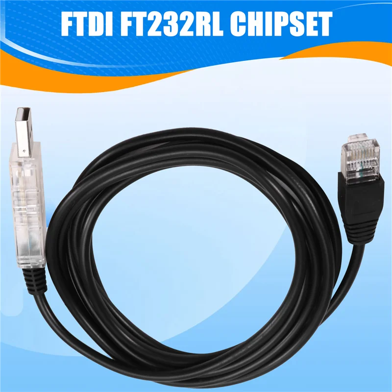 FTDI FT232RL Chip USB To RJ45 Cable RS485 Serial Port Delta IFD6500 Data Upgrade Cable Communication Interface Cable B
FTDI FT232RL Chip USB To RJ45 Cable RS485 Serial Port Delta IFD6500 Data Upgrade Cable Communication Interface Cable B