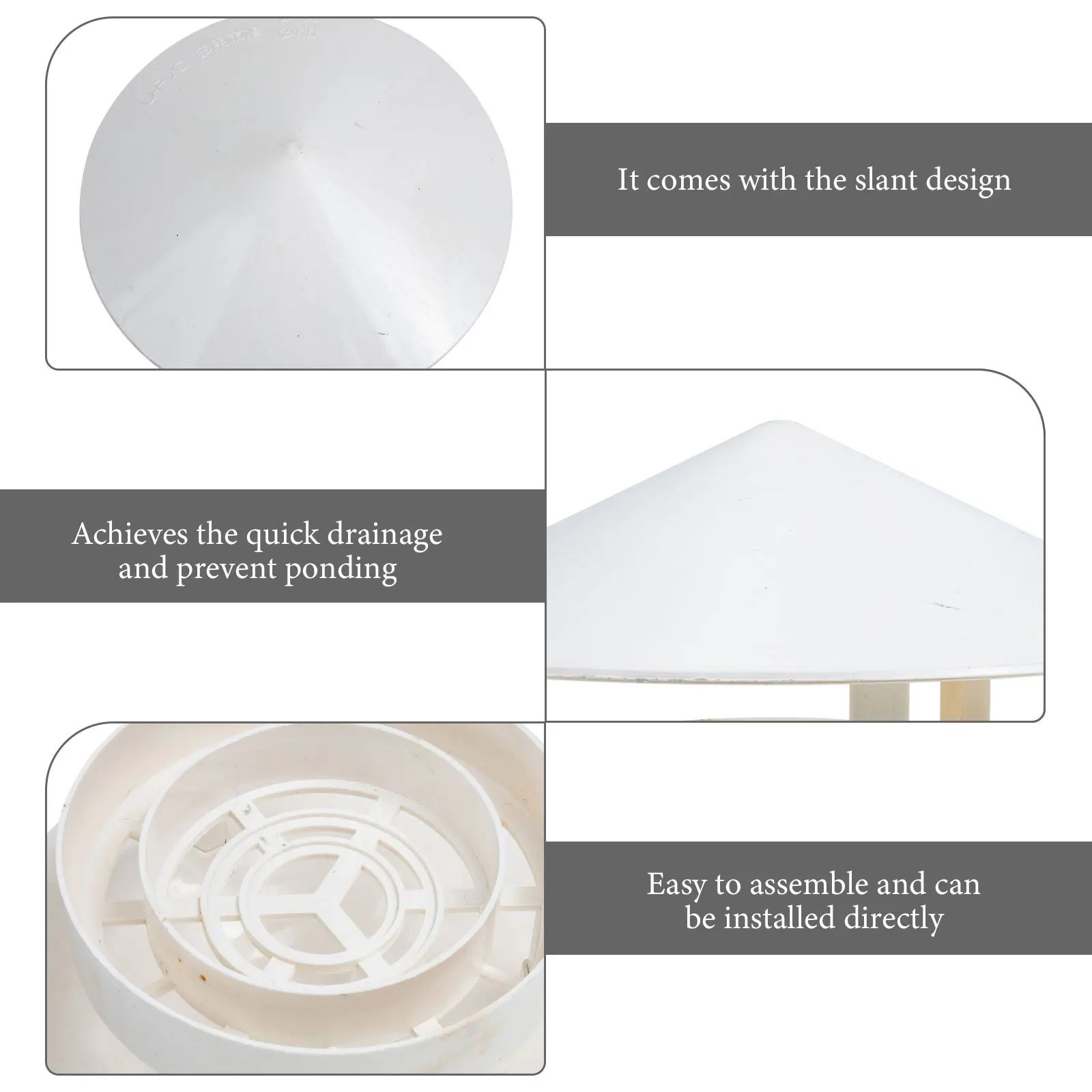 Durable Chimney Rain Cover Roof Vent Rainproof Protector Funnel Cover Chimney Exhaust Pipe Windproof Snow Proof
Durable Chimney Rain Cover Roof Vent Rainproof Protector Funnel Cover Chimney Exhaust Pipe Windproof Snow Proof