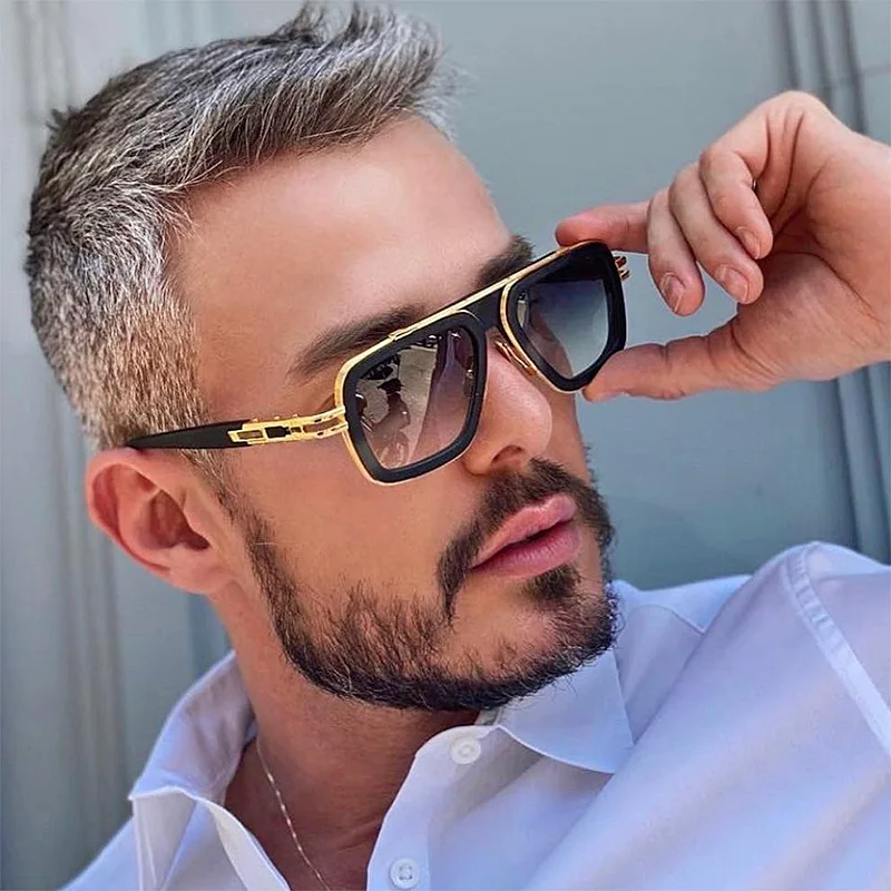 Retro box men's sunglasses personalized high-end sunglasses European and American steampunk style outdoor sunscreen glasses men
Retro box men's sunglasses personalized high-end sunglasses European and American steampunk style outdoor sunscreen glasses men