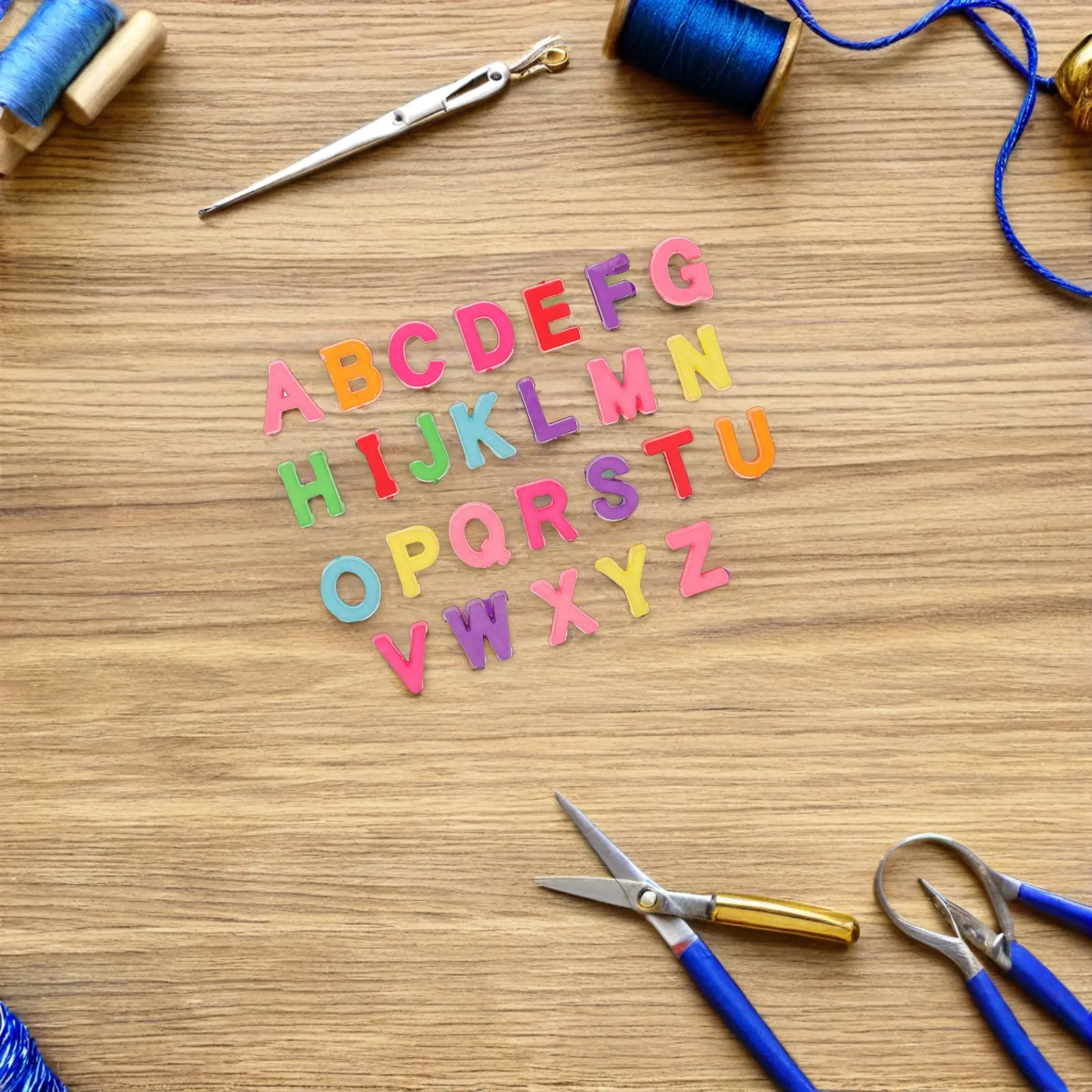 700Pcs Vibrant Macaron Alphabet Beads Straight Hole Letter Beads Kit for DIY Bracelet Necklace Keychain Jewelry Making Crafts
700Pcs Vibrant Macaron Alphabet Beads Straight Hole Letter Beads Kit for DIY Bracelet Necklace Keychain Jewelry Making Crafts