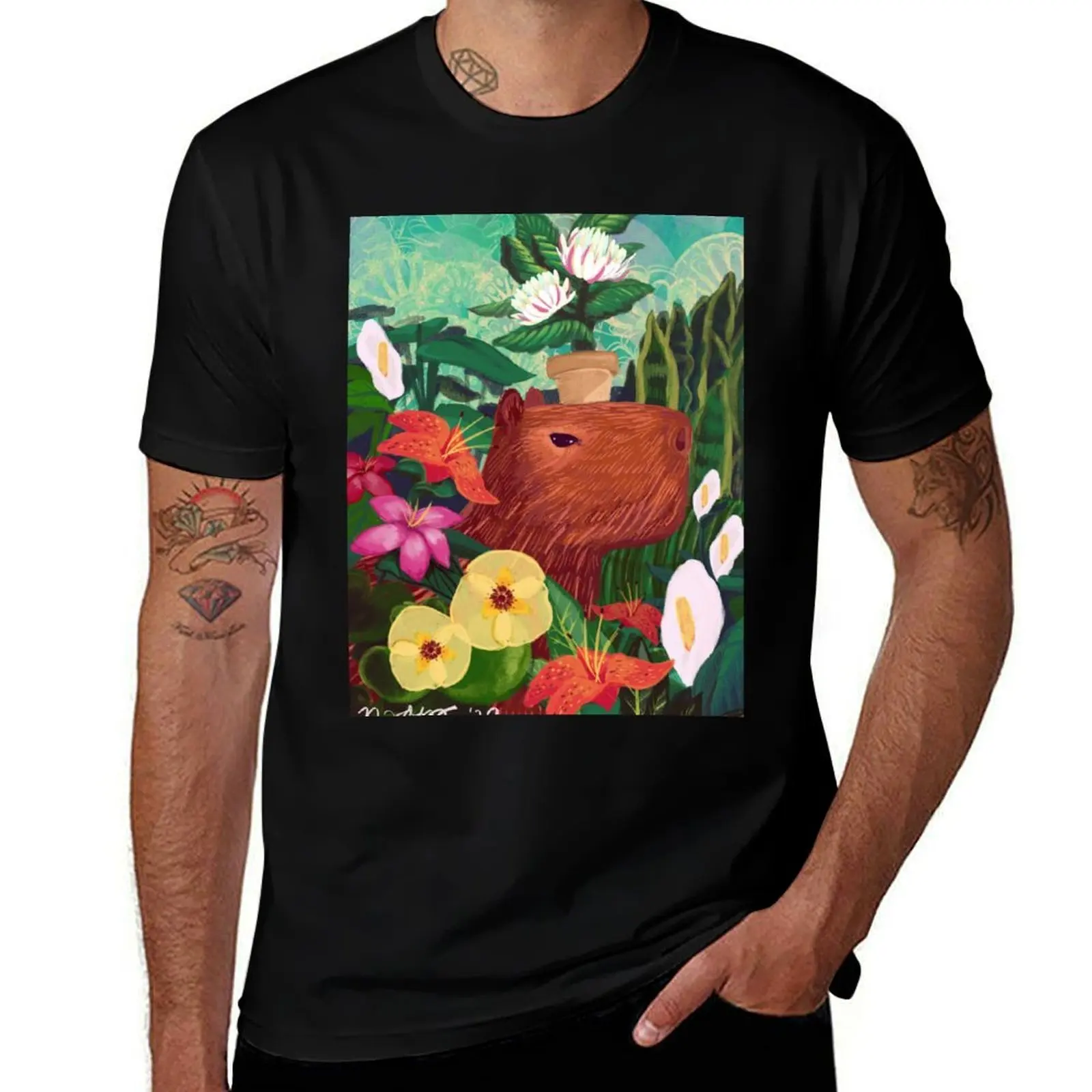Capybara T-Shirt Basic Simple Design Short Sleeve Shirt
Capybara T-Shirt Basic Simple Design Short Sleeve Shirt