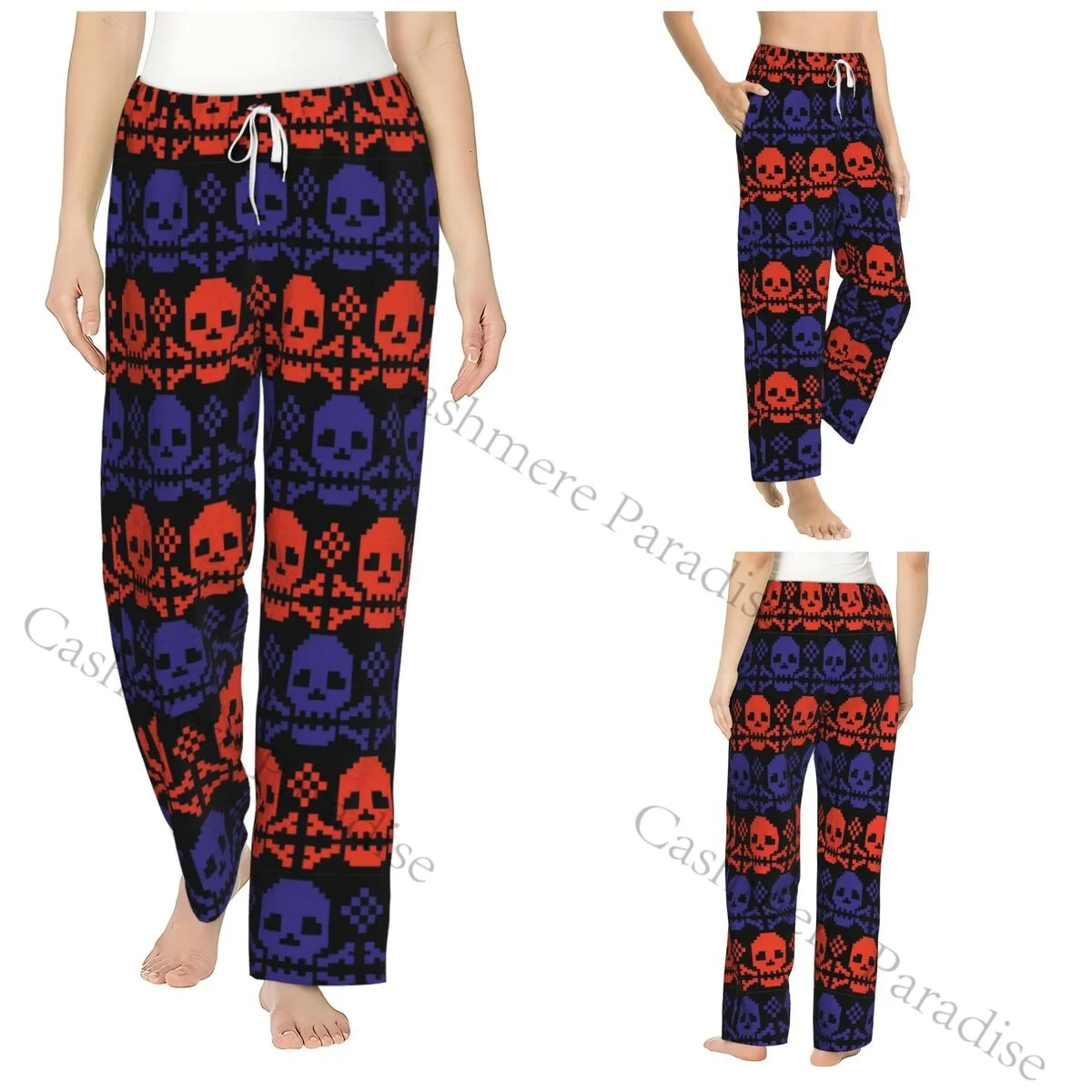 Skull Women Sleep Pants Warm Flannel Lounge Pants for Winter Nights
Skull Women Sleep Pants Warm Flannel Lounge Pants for Winter Nights