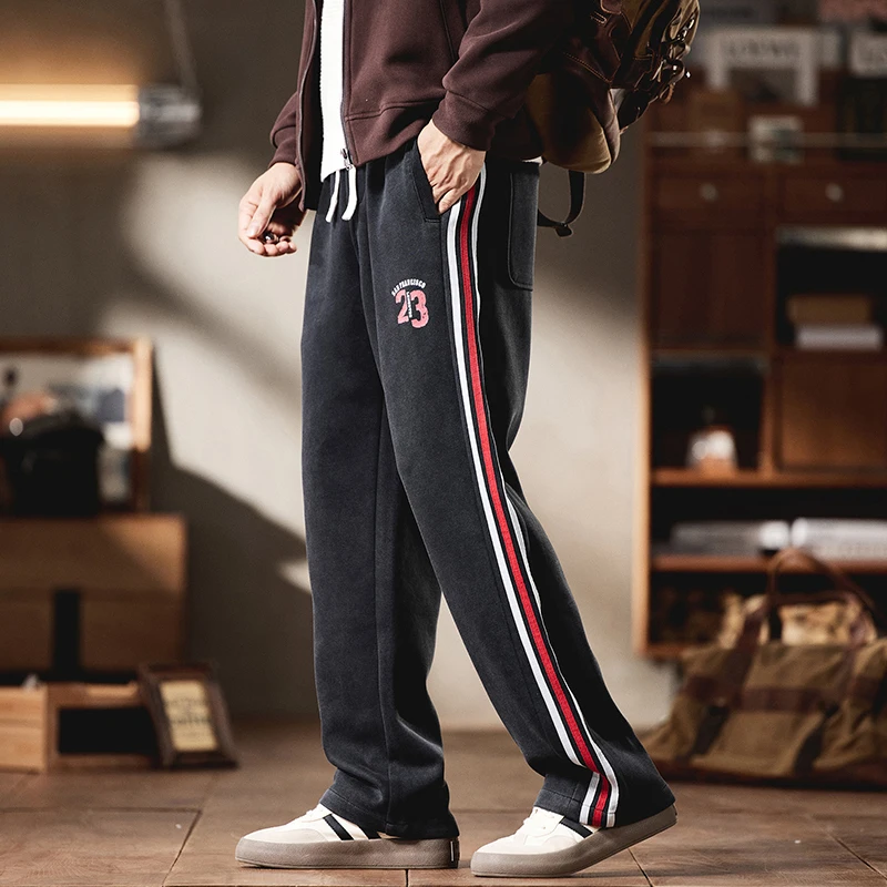 Men Jogger Sweatpants Streetwear Fashion Vintage Washed Loose Casual Stripe Track Pant Cityboy Plus Size Sport Techwear Trousers
Men Jogger Sweatpants Streetwear Fashion Vintage Washed Loose Casual Stripe Track Pant Cityboy Plus Size Sport Techwear Trousers