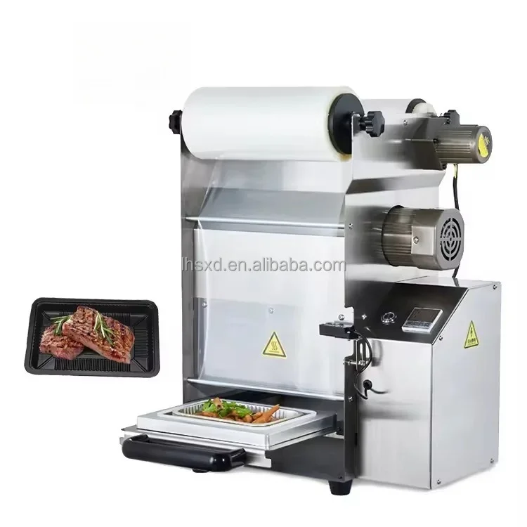 Automatic Food Tofu Tray Heat Sealer Packing Machine Lunch Box Meal Sandwich Tray Sealing Machine
Automatic Food Tofu Tray Heat Sealer Packing Machine Lunch Box Meal Sandwich Tray Sealing Machine