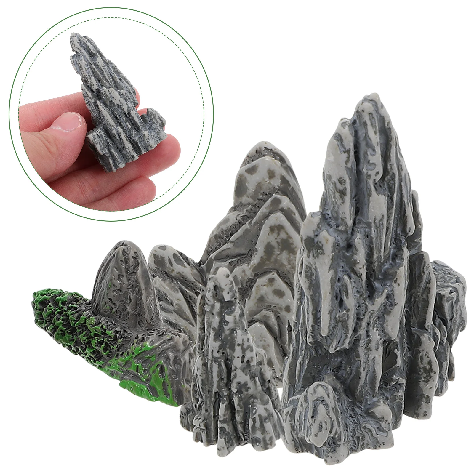4 Pcs Rockery Accessories Mini Mold Garden Landscape Mountain Decor Ornament Simulation Statue Yard Miniature Bonsai
4 Pcs Rockery Accessories Mini Mold Garden Landscape Mountain Decor Ornament Simulation Statue Yard Miniature Bonsai