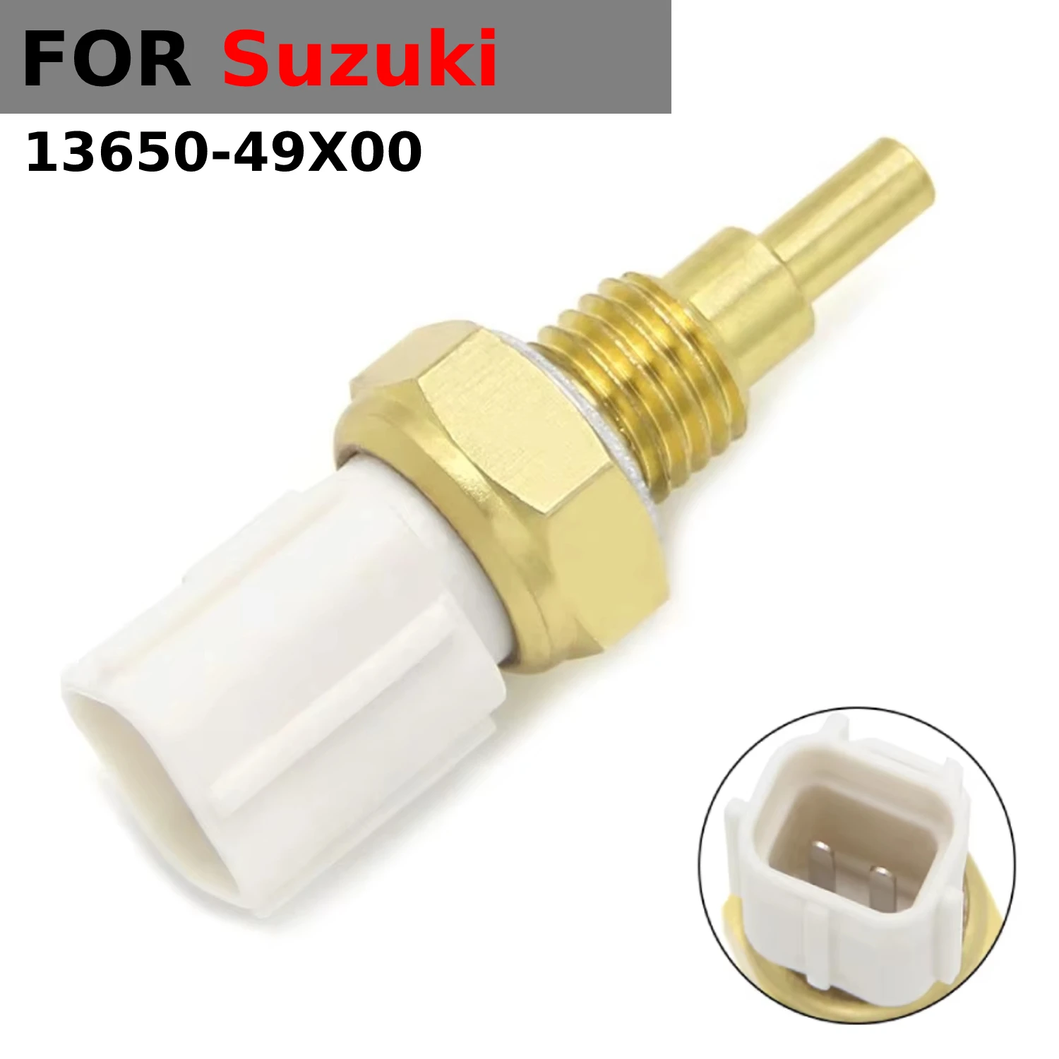 13650-49X00 Water Temp Temperature Sensor For Suzuki AN650 DL1000 DL650X V-Strom GSF1250 GSF650 Bandit GSR750 GSXR1000 GSXR750
13650-49X00 Water Temp Temperature Sensor For Suzuki AN650 DL1000 DL650X V-Strom GSF1250 GSF650 Bandit GSR750 GSXR1000 GSXR750