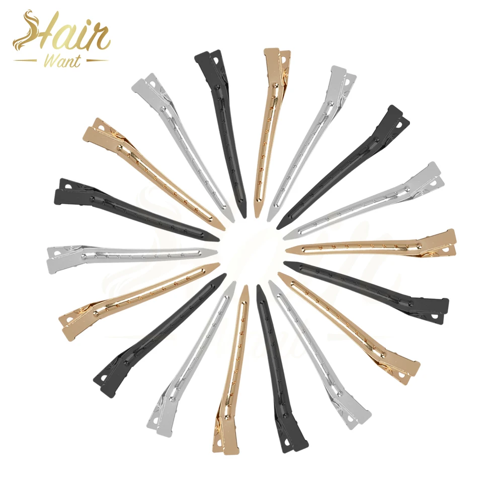 Hair Wan Metal Duckbill Alligator Sectioning Clips for Hairdressing & Salon Styling – Professional Beauty Tools for Women
Hair Wan Metal Duckbill Alligator Sectioning Clips for Hairdressing & Salon Styling – Professional Beauty Tools for Women