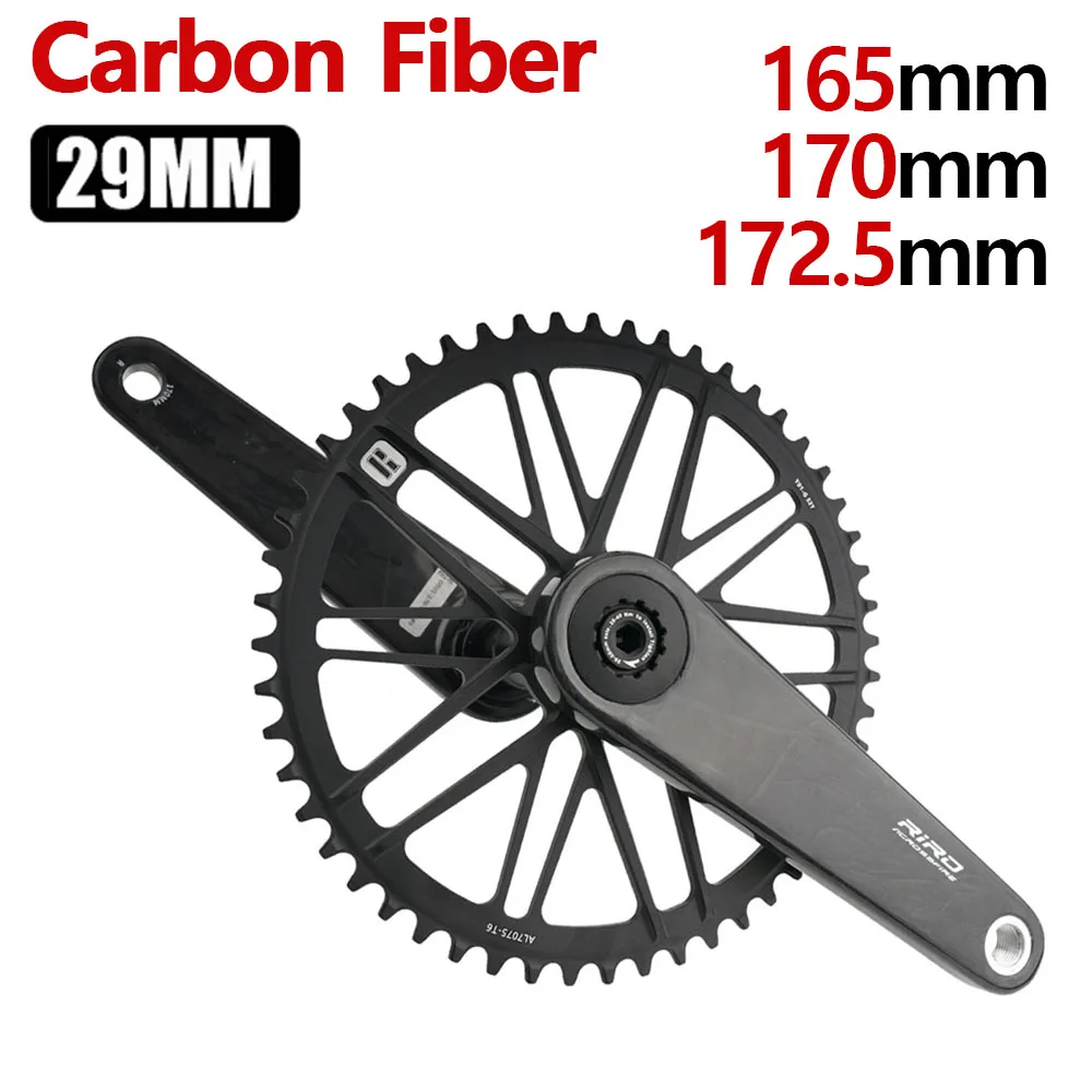 Carbon Crankset 165mm 170mm 172.5 Crank Arm For Road Bike 29mm 110 130 Bcd Direct Mount Chainring Bicycle Crank Set
Carbon Crankset 165mm 170mm 172.5 Crank Arm For Road Bike 29mm 110 130 Bcd Direct Mount Chainring Bicycle Crank Set