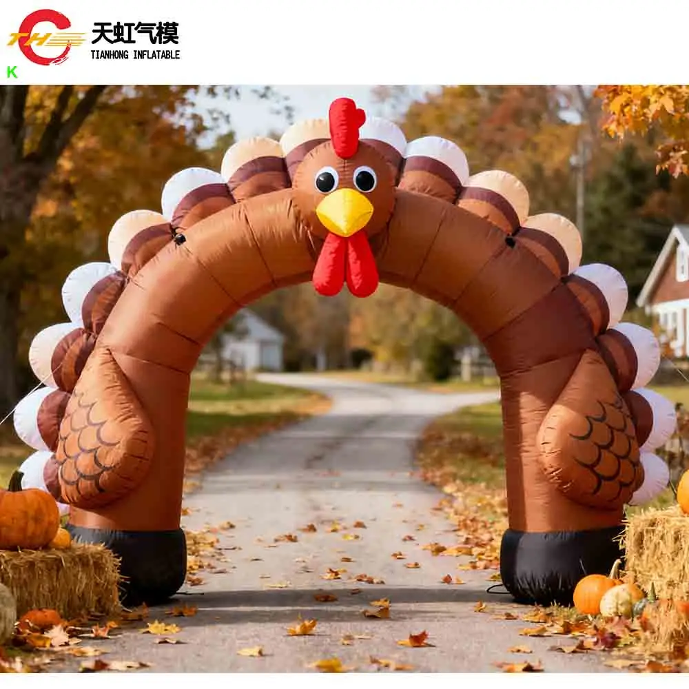 Fast Ship Thanksgiving Turkey Arch Giant Inflatable Archway for Festival Party Stage Decoration
Fast Ship Thanksgiving Turkey Arch Giant Inflatable Archway for Festival Party Stage Decoration