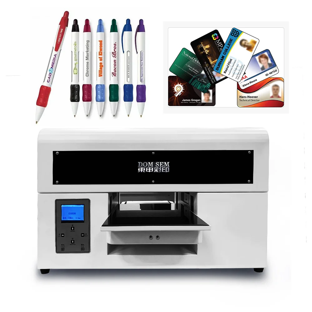 A4 Factory Price Inkjet UV Flatbed Printer For Pen Golf Ball Pvc Card Printing Shop Machines 3D UV Printer
A4 Factory Price Inkjet UV Flatbed Printer For Pen Golf Ball Pvc Card Printing Shop Machines 3D UV Printer