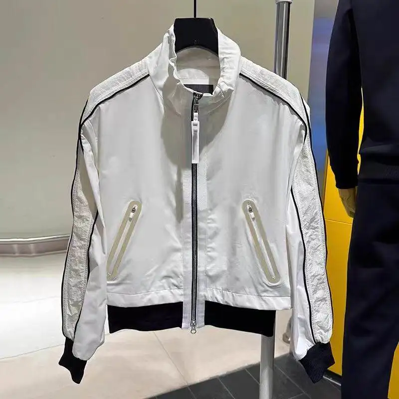 Spring Summer Women Golf Jacket 2026 Trendy Color Stand Collar Long Sleeve Coat Slim Fit Casual Daily Fashion Ladies Outer Coat
Spring Summer Women Golf Jacket 2026 Trendy Color Stand Collar Long Sleeve Coat Slim Fit Casual Daily Fashion Ladies Outer Coat