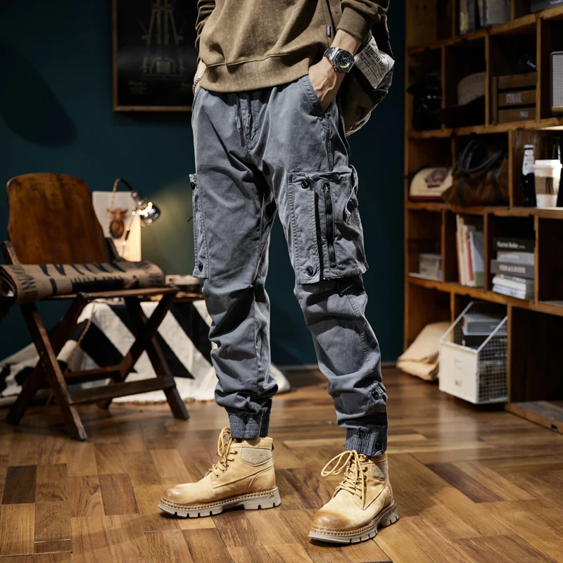 Plus Size Design Spring Winter Men Cargo Pants Pockets Skateboard Male Straight Pants Fashion Brand Style High Street Wear
Plus Size Design Spring Winter Men Cargo Pants Pockets Skateboard Male Straight Pants Fashion Brand Style High Street Wear