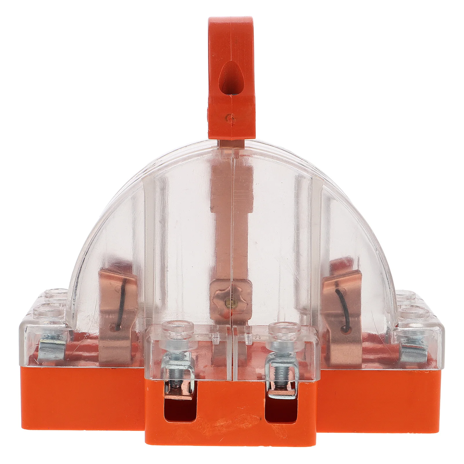 Двойной ножевой переключатель, медный рычаг отключения, светодиодный индикатор, терминал управления, защита цепи, безопасный изолятор
Двойной ножевой переключатель, медный рычаг отключения, светодиодный индикатор, терминал управления, защита цепи, безопасный изолятор