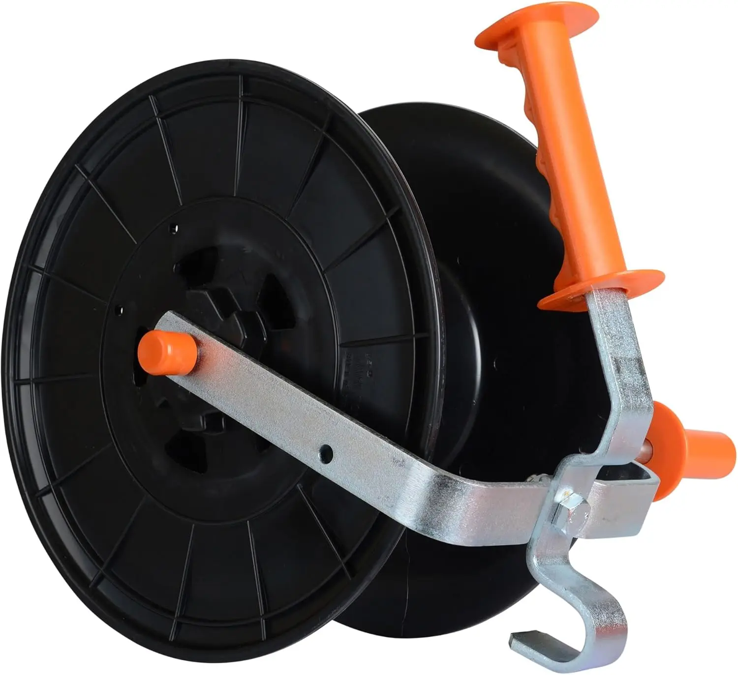 Economy Electric Fence Reel, Holds Poly Wire and Tape, Zinc Coated Frame, Positive Locking Ratchet, UV Stabilized
Economy Electric Fence Reel, Holds Poly Wire and Tape, Zinc Coated Frame, Positive Locking Ratchet, UV Stabilized