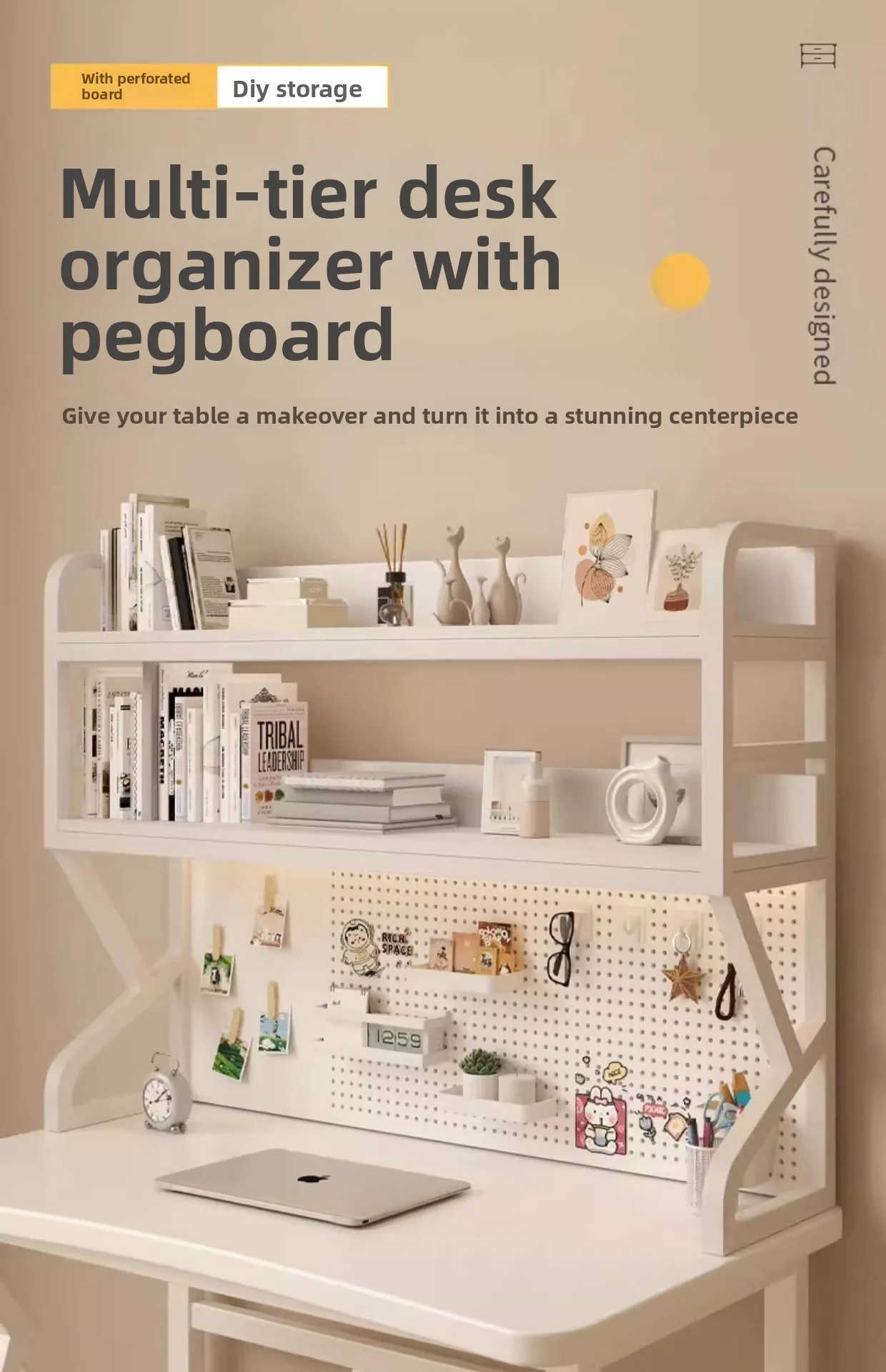 HYS metal hole plate rack desktop rack desk multi-layer finishing rack desk multi-functional storage
HYS metal hole plate rack desktop rack desk multi-layer finishing rack desk multi-functional storage