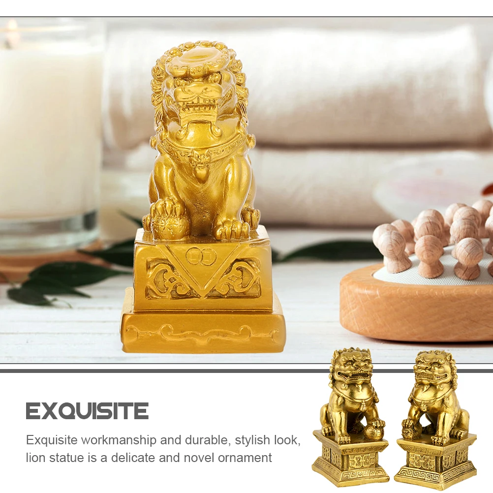 2Pcs Resin Lion Statue Decor Desktop Ornament Office Home Lion Adornment Craft Resin Decoration Garden Statues
2Pcs Resin Lion Statue Decor Desktop Ornament Office Home Lion Adornment Craft Resin Decoration Garden Statues