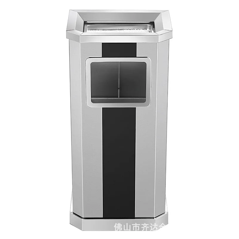 Stainless steel hotel trash can round square with ashtray company vertical hotel lobby corridor elevator cigarette extinguisher
Stainless steel hotel trash can round square with ashtray company vertical hotel lobby corridor elevator cigarette extinguisher