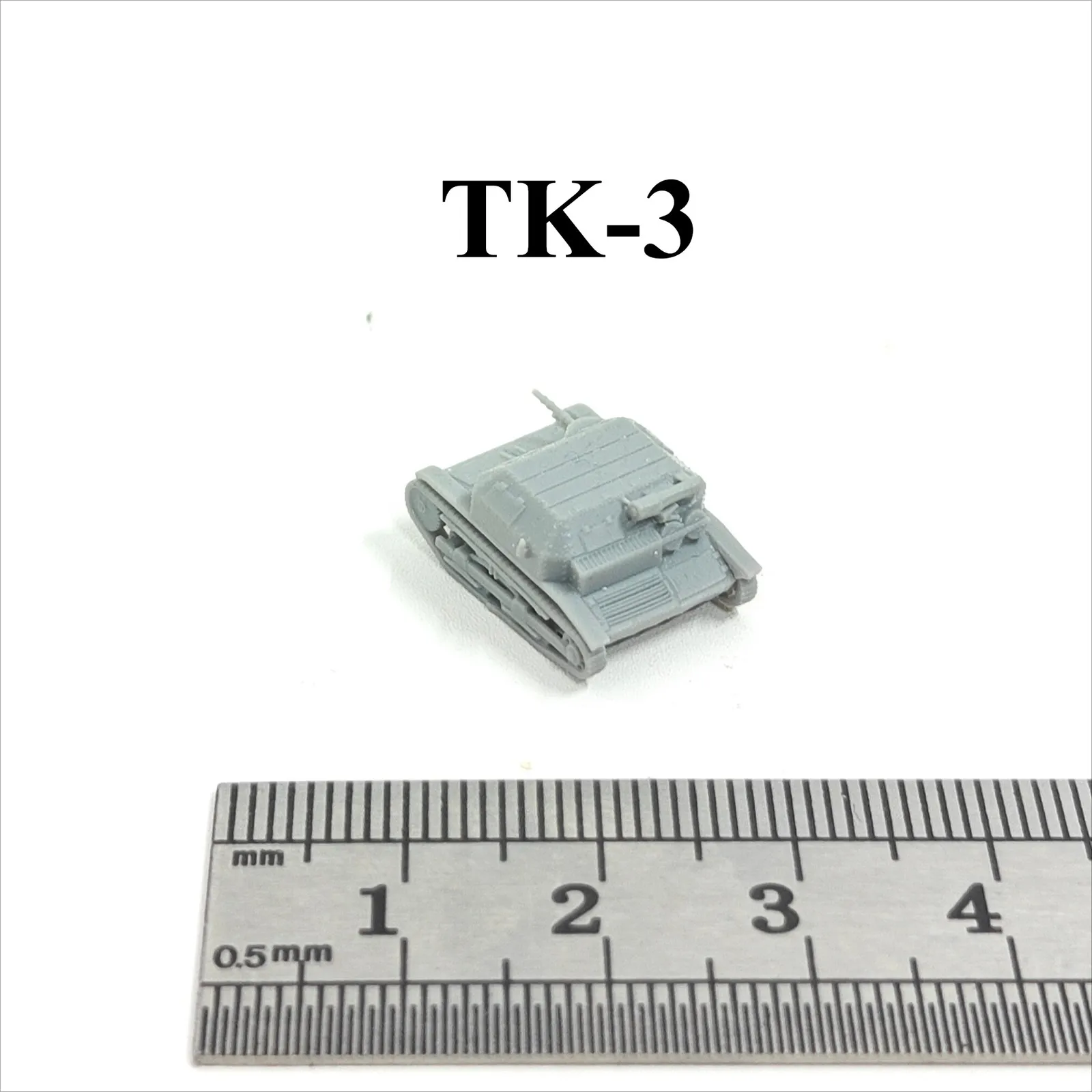 Польский танкетт ТК-3 времен Второй мировой войны, 3D-печать, масштаб 1/144, миниатюрная модель танка, из смолы, под покраску.
Польский танкетт ТК-3 времен Второй мировой войны, 3D-печать, масштаб 1/144, миниатюрная модель танка, из смолы, под покраску.