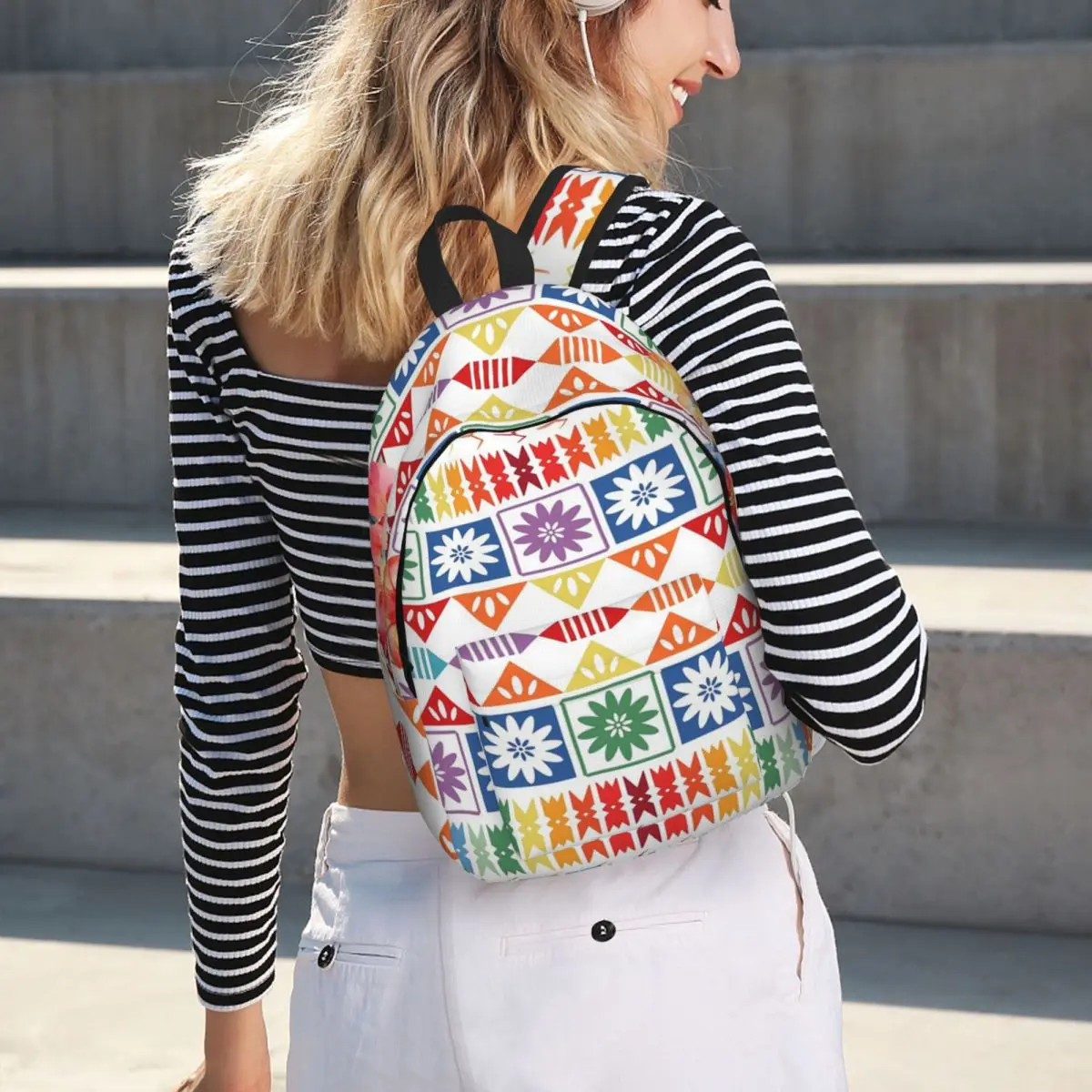 Fiji Tropical Island Rainbow Hibiscus Pattern Backpack Hot Sale Daypack Children BookBag School Bag Shoulder Bags for Men Women
Fiji Tropical Island Rainbow Hibiscus Pattern Backpack Hot Sale Daypack Children BookBag School Bag Shoulder Bags for Men Women