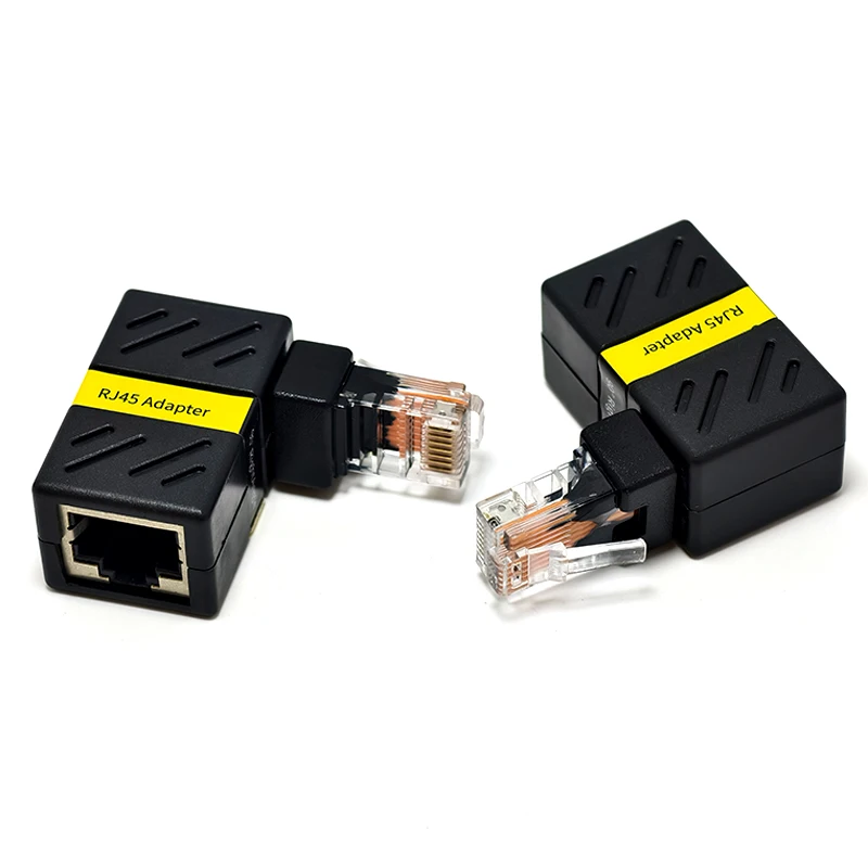 1PCS 360° Rotating RJ45 Elbow Adapter 90 Degree Right Angle Gigabit Ethernet Connector for Home Office
1PCS 360° Rotating RJ45 Elbow Adapter 90 Degree Right Angle Gigabit Ethernet Connector for Home Office