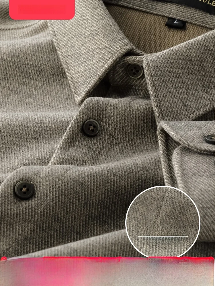 Thi Woolen irt Men's Long Sve Autumn Winter Casual Slim Fit Busin High Temperature Resistant Premium Men's irt
Thi Woolen irt Men's Long Sve Autumn Winter Casual Slim Fit Busin High Temperature Resistant Premium Men's irt