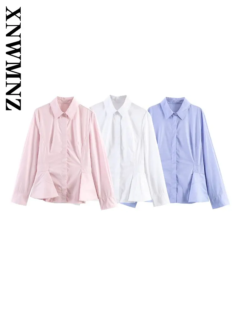 XNWMNZ 2026 Summer Woman Casual Holiday Single-breasted Turn-down Collar Shirt Fashion Commuting Lady Long Sleeve Simple Thin
XNWMNZ 2026 Summer Woman Casual Holiday Single-breasted Turn-down Collar Shirt Fashion Commuting Lady Long Sleeve Simple Thin