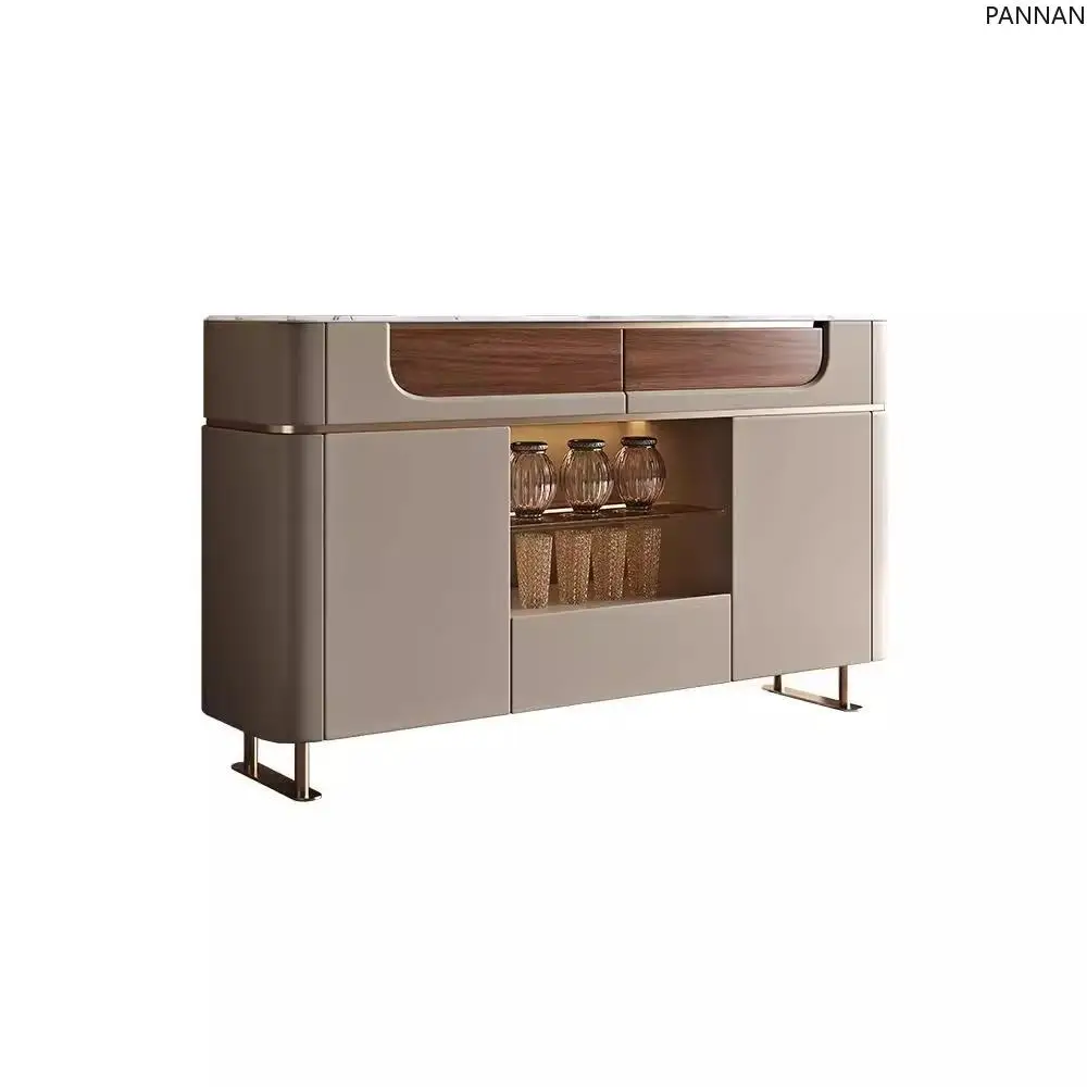 Microcrystalline solid wood dining side cabinet Italian minimalist living room marble partition locker
Microcrystalline solid wood dining side cabinet Italian minimalist living room marble partition locker