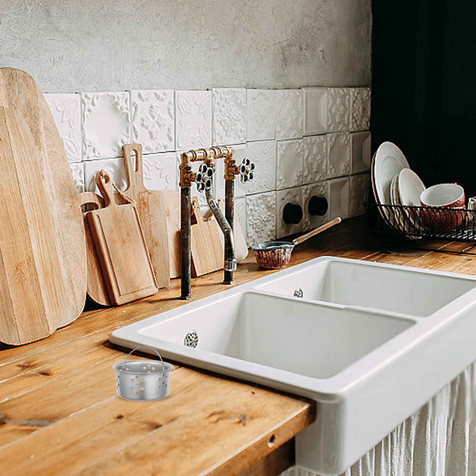 3Pcs Durable Stainless Steel Kitchen Sink Strainer Basket Set Fine Mesh Design for Continuous Protection and Versatile Use 
3Pcs Durable Stainless Steel Kitchen Sink Strainer Basket Set Fine Mesh Design for Continuous Protection and Versatile Use