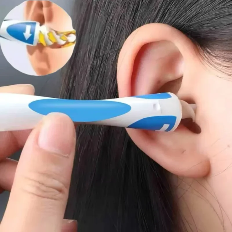 blue silicone soft spiral ear wax remover tool washable and reusable tips simply to grab extract earwax
blue silicone soft spiral ear wax remover tool washable and reusable tips simply to grab extract earwax