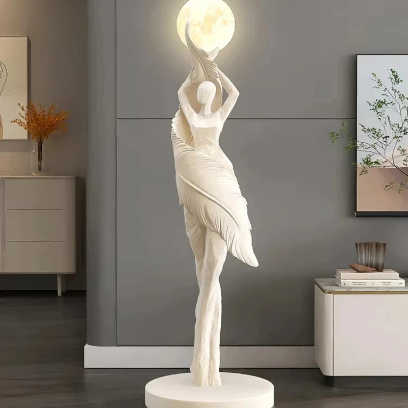 Modern Art Floor Lamp Home Decoration Living Room Bedroom Humanoid Atmosphere Lamp Couch High-End Sculpture LED Lighting Fixture
Modern Art Floor Lamp Home Decoration Living Room Bedroom Humanoid Atmosphere Lamp Couch High-End Sculpture LED Lighting Fixture