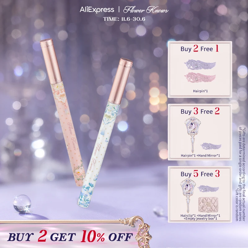 Flower Knows Butterfly Cloud Collar Collection Liquid Eyeliner Black Brown Smooth Not easy to smudge 0.5ml
Flower Knows Butterfly Cloud Collar Collection Liquid Eyeliner Black Brown Smooth Not easy to smudge 0.5ml