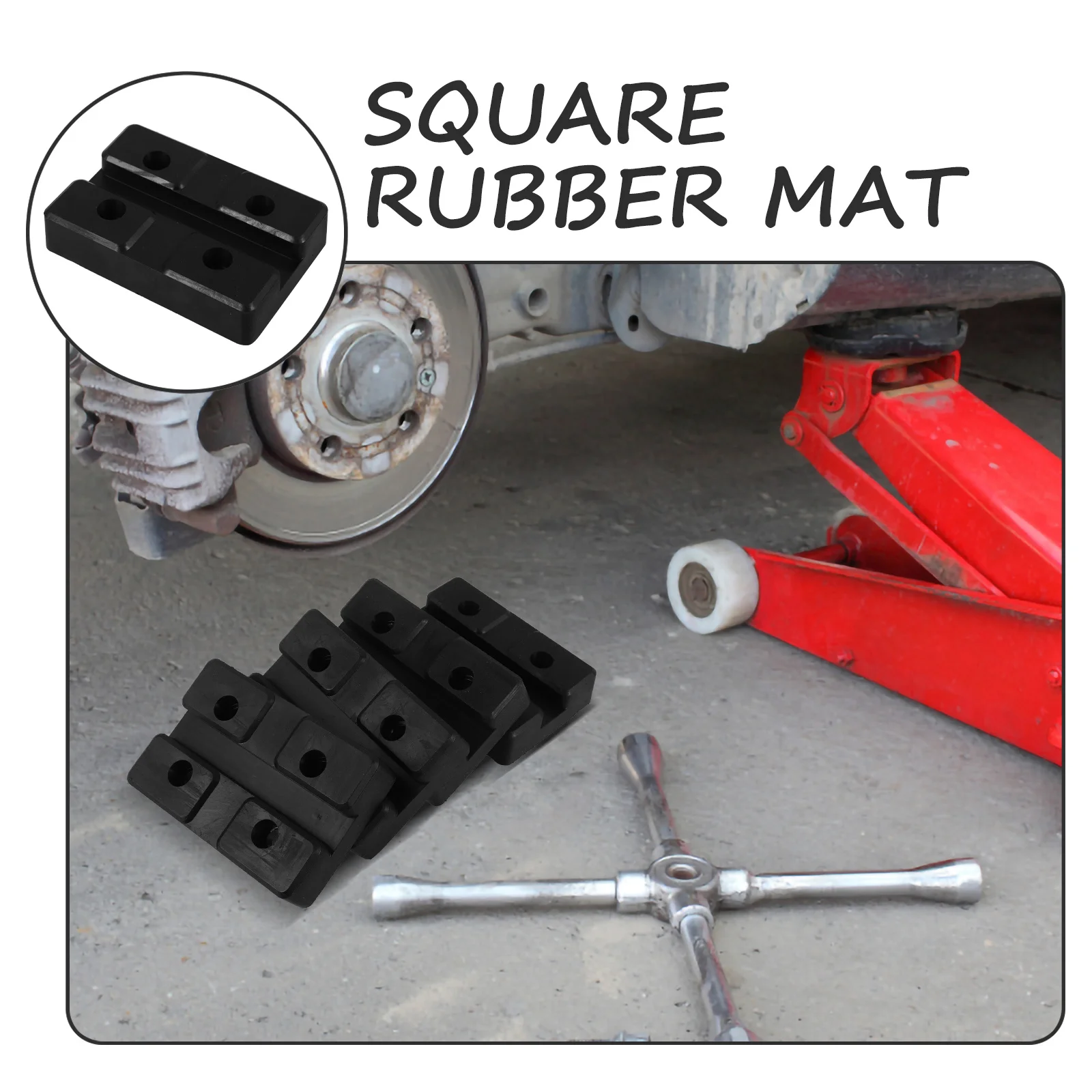 4Pcs Jack Pad Rubber Durable Replacement for Car Lifting Platforms Floor Jack Stand Pad Pinch Weld Trailer Rv Stabilizer 
4Pcs Jack Pad Rubber Durable Replacement for Car Lifting Platforms Floor Jack Stand Pad Pinch Weld Trailer Rv Stabilizer