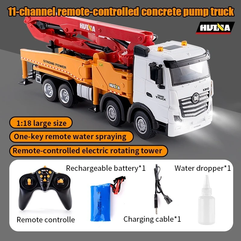 2025 Huina 1:18 11 Channel 1381 Sound And Light Cement Transport Vehicle Alloy Electric Remote Control Engineering Vehicle Toy
2025 Huina 1:18 11 Channel 1381 Sound And Light Cement Transport Vehicle Alloy Electric Remote Control Engineering Vehicle Toy