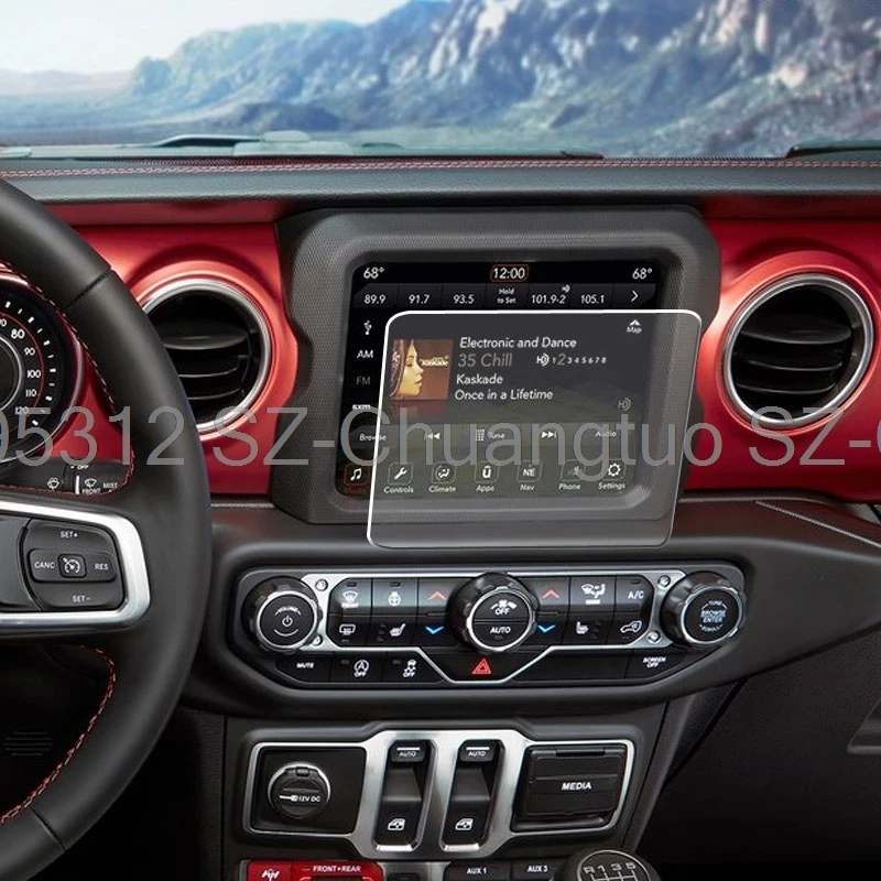 Защитная пленка из закаленного стекла для JEEP Wrangler JL Gladiator JT 2018-2023, 8,4-дюймовая автомобильная навигационная пленка против царапин
Защитная пленка из закаленного стекла для JEEP Wrangler JL Gladiator JT 2018-2023, 8,4-дюймовая автомобильная навигационная пленка против царапин