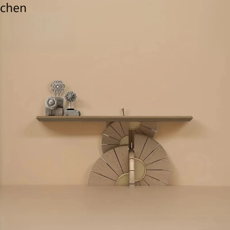 HXL simple entrance table entrance hall cabinet solid wood end view table partition rack
HXL simple entrance table entrance hall cabinet solid wood end view table partition rack