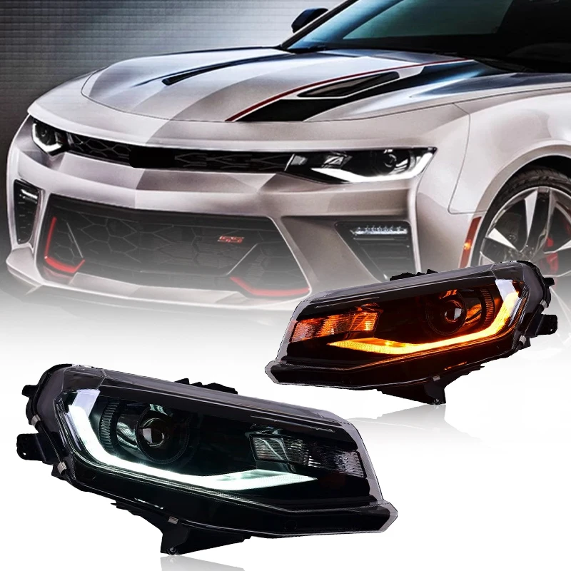 For Chevrolet Camaro 2016 2018 Headlights Dynamic DRL Headlamp 6000k Auto PartsUpgrade Start-up Animation Front Light
For Chevrolet Camaro 2016 2018 Headlights Dynamic DRL Headlamp 6000k Auto PartsUpgrade Start-up Animation Front Light