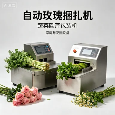 Automatic Rose Binding Machine Vegetable Parsley Packaging Machine for Vanilla Bouquet Binding Home & Garden Equipment
Automatic Rose Binding Machine Vegetable Parsley Packaging Machine for Vanilla Bouquet Binding Home & Garden Equipment