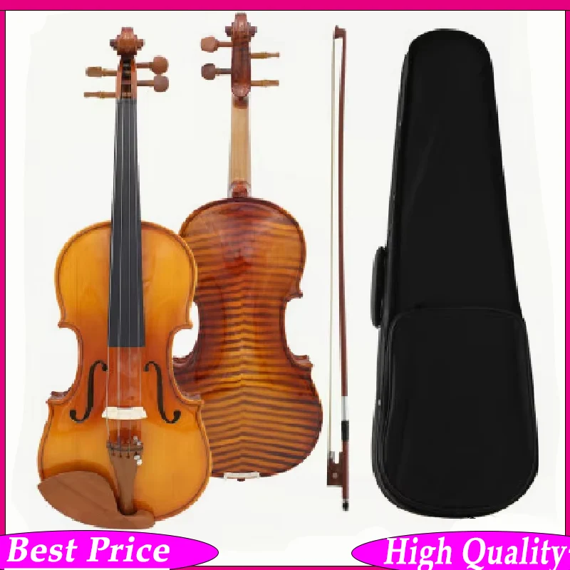 Acoustic Violin 1/2 1/4 1/8 3/4 4/4 Full Size Violin Solid Wood Spruce Panel Fiddle With Case Bow Beginners Kids & Adults
Acoustic Violin 1/2 1/4 1/8 3/4 4/4 Full Size Violin Solid Wood Spruce Panel Fiddle With Case Bow Beginners Kids & Adults