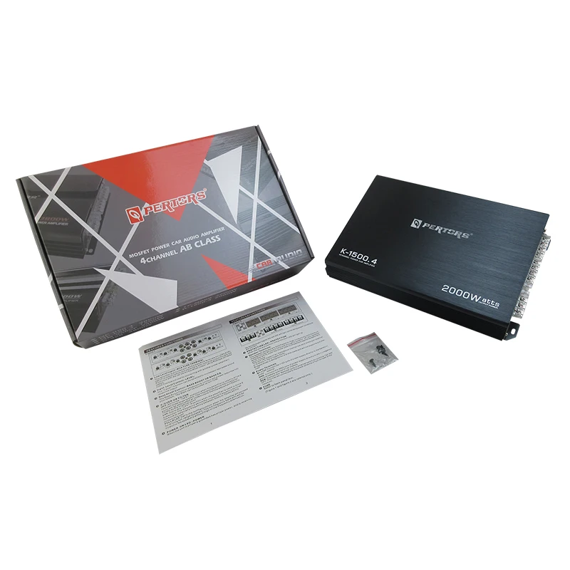 Car Audio Amplifer , Power 4 Channel Amplifier QPERTORS K-1500.4 FOUR Channel Amplifer
Car Audio Amplifer , Power 4 Channel Amplifier QPERTORS K-1500.4 FOUR Channel Amplifer